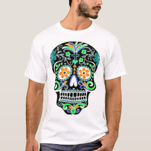Day of The Dead - Día De Los Muertos - Sugar Skull T-Shirt