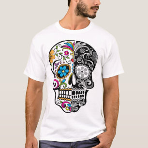 Day of The Dead - Día De Los Muertos - Sugar Skull T-Shirt