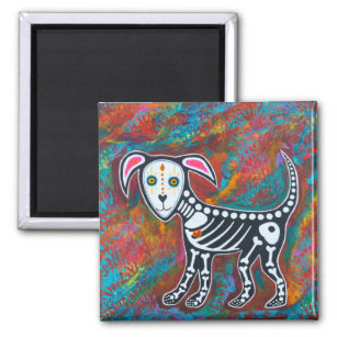 Day of the Dead Dog Magnet