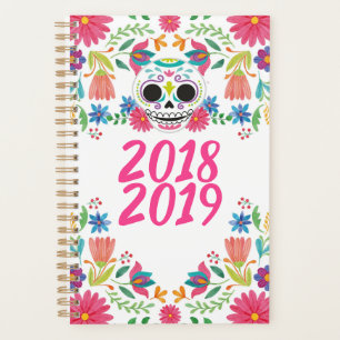 Day of the Dead Floral Planner, Customizable Planner