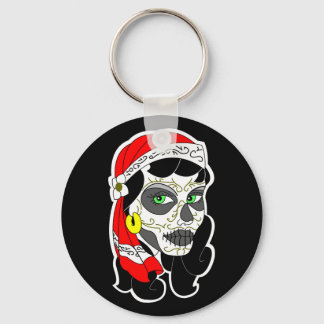 Day of the Dead Girl Keychain