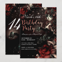 Day of the Dead Girl Red Black Birthday Party