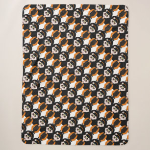 Day of the Dead Girl Sherpa Blanket