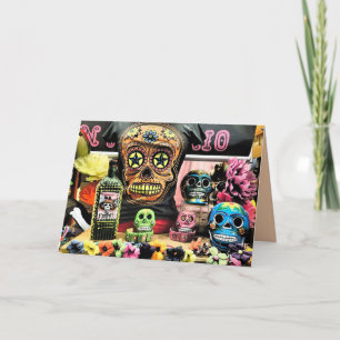 Day of the dead greeting card