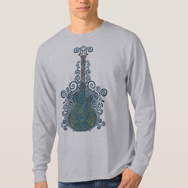 Day of the Dead Guitar T-Shirt (Front)