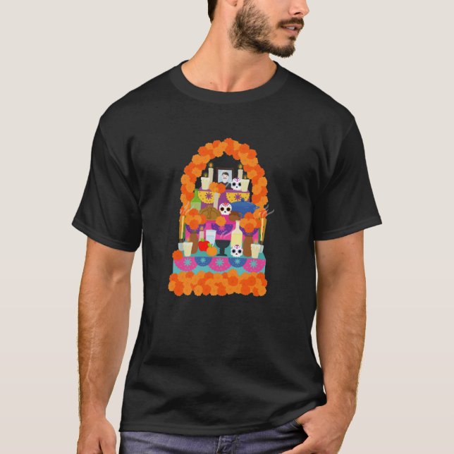 Day of the dead halloween party T-Shirt (Front)