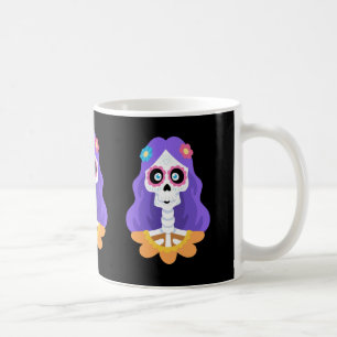 Day of the Dead Halloween Sugar Skull Mug