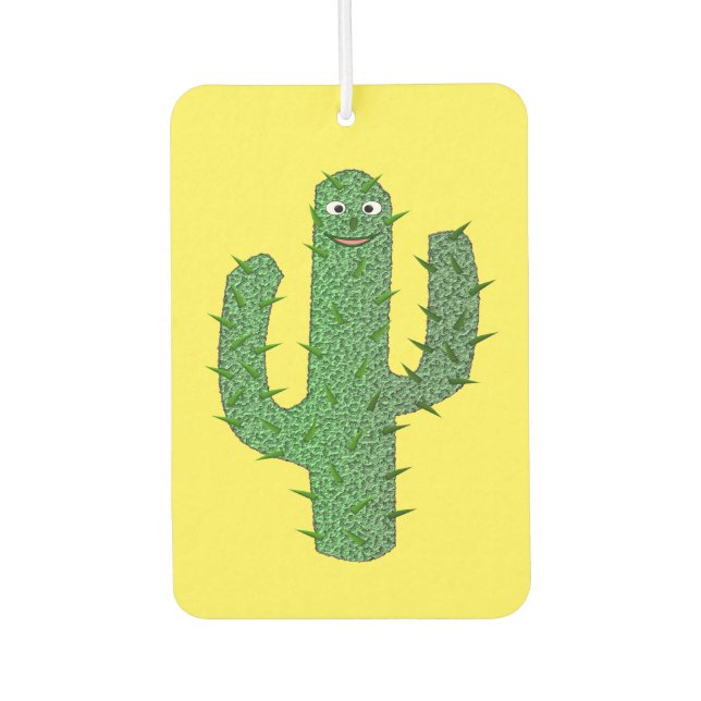 Day of the Dead Happy Cactus Air Freshener (Front)