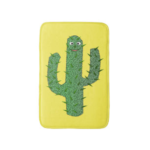 Day of the Dead Happy Cactus Bath Mat