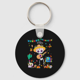 Day Of The Dead Kids Boys 2025 Dia De Los Muertos  Keychain