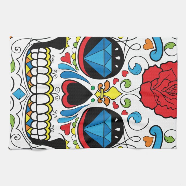 Day of the Dead Kitchen Towel (Horizontal)