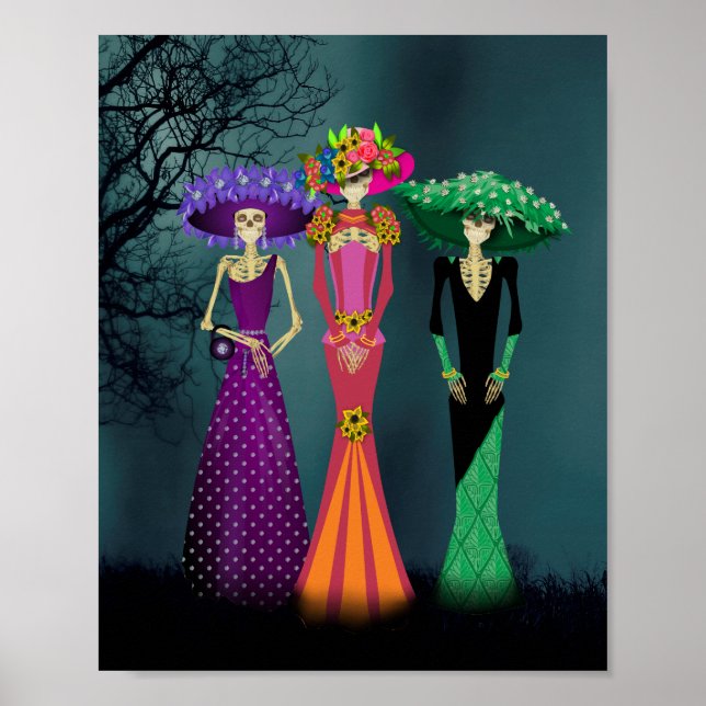 Day of the Dead Ladies Poster (Front)