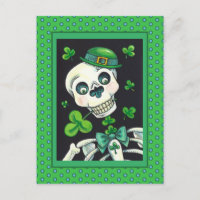 DAY OF THE DEAD LEPRECHAUN, ST. PADDY'S DAY SKULL