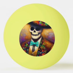 Day of the Dead Man (4) Ping Pong Ball