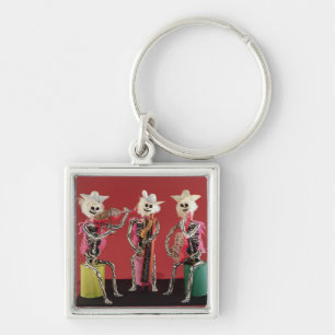 Day of the Dead: Mariachi, from Oaxaca Keychain