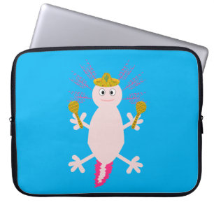 Day of the Dead Mexican Axolotl Laptop Sleeve