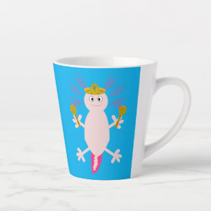 Day of the Dead Mexican Axolotl Latte Mug