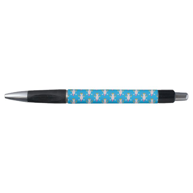 Day of the Dead Mexican Axolotl Patterned Pen (Front)