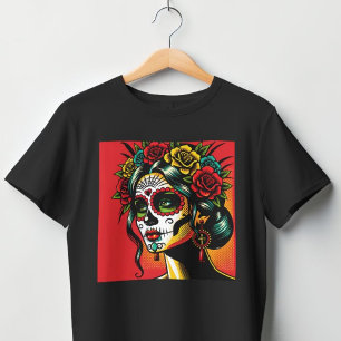 Day of the dead Mexican Catrina Shirt