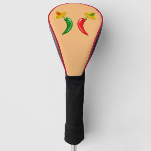 Day of the Dead Mexican Chilis Golf Head Cover