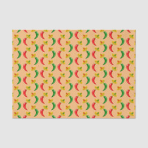 Day of the Dead Mexican Chilis Patterned Tissue Paper