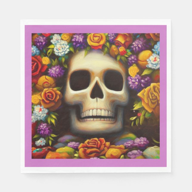 Day of the Dead Ofendra 5 Napkin (Front)
