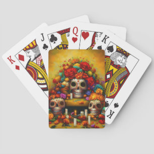 Day of the Dead Offrendas (1) Playing Cards