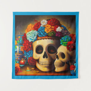 Day of the Dead Offrendas 2 Tapestry