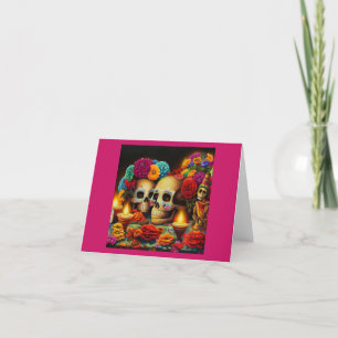 Day of the Dead Offrendas 3 Holiday Card