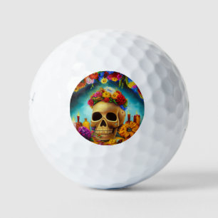Day of the Dead Offrendas (6) Golf Balls