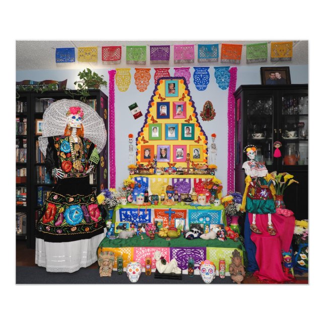 Day of the Dead Ofrenda Photo Print (Front)