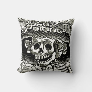 Day of the Dead Pillow - La Catrina