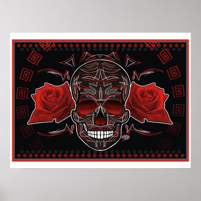 Day of the Dead Pin strip art poster (Front)