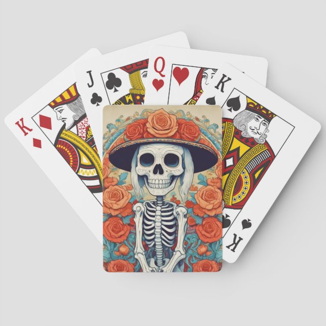 Day of the Dead playing cards (Back)