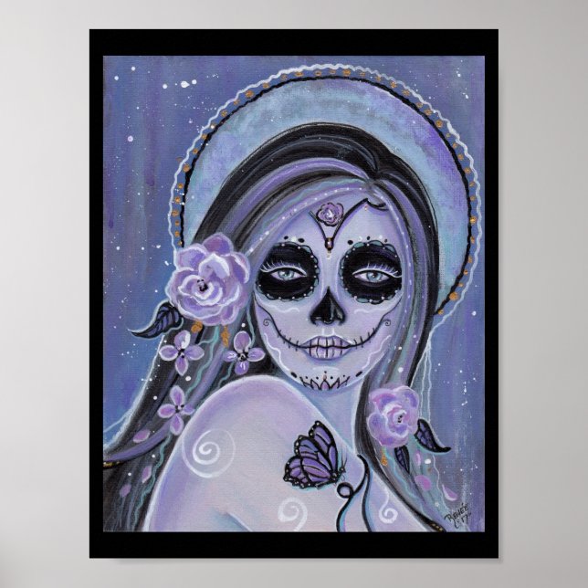 Day of the dead poster print by Renee Lavoie (Front)