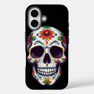 Day of the Dead Skull iPhone 16 Case
