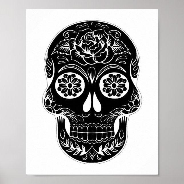 Day of the Dead Skull Poster (Front)
