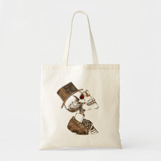Day of the Dead Steampunk Skull Tote Bag