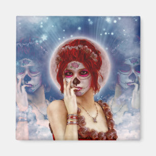 Day Of The Dead sugar doll Magnet