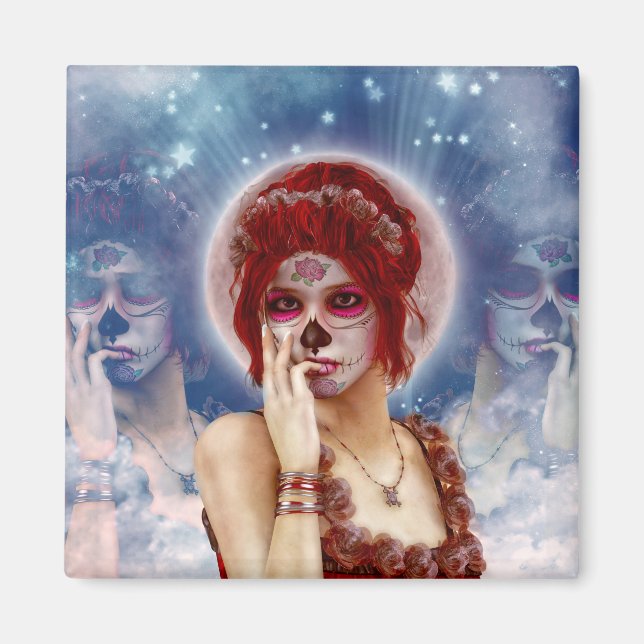 Day Of The Dead sugar doll Magnet (Front)