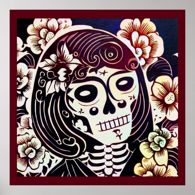 Day of the Dead Sugar Skull 2 Poster (Front)