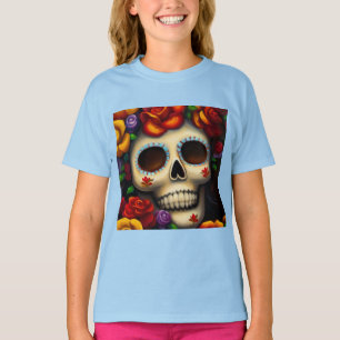 Day of the Dead Sugar Skull 2 T-Shirt