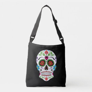 DAY OF THE DEAD SUGAR SKULL CROSSBODY BAG