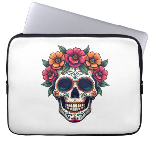 Day of the Dead Sugar Skull – Dia de los Muertos S Laptop Sleeve