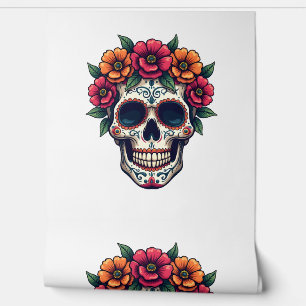 Day of the Dead Sugar Skull � Dia de los Muertos S Wallpaper