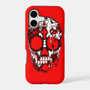 Day of the Dead Sugar Skull Grunge Design