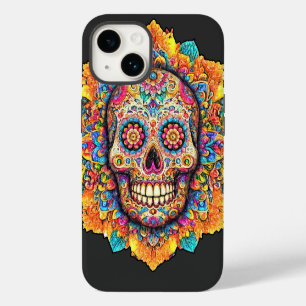 Day of the Dead Sugar Skull iPhone 14 Case
