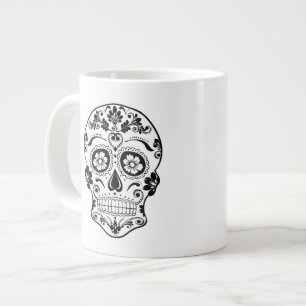 DAY OF THE DEAD SUGAR SKULL LARGE COFFEE MUG