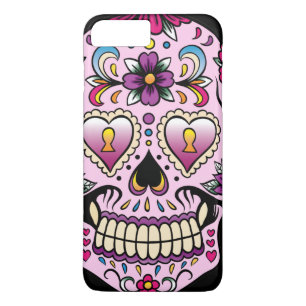 Day of the Dead Sugar Skull Pink iPhone 8 Plus/7 Plus Case