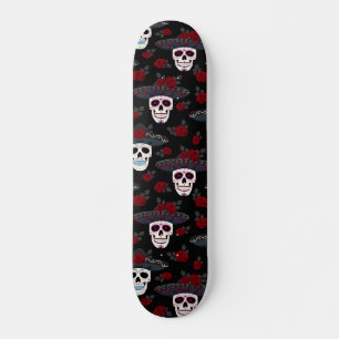 Day Of The Dead Sugar Skull Skateboard